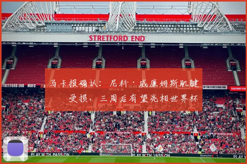 马卡报确认:尼科·威廉姆斯肌腱未受损,三周后有望亮相世界杯